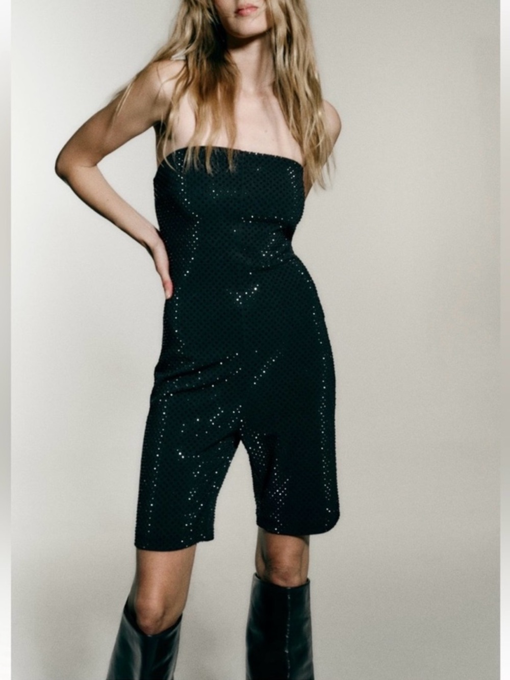 NWT Zara Short Sparkly Jumpsuit